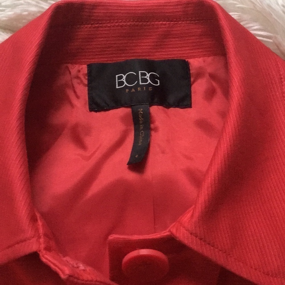 BCBG LOLLIPOP RED JACKET BLAZER - Picture 4 of 8